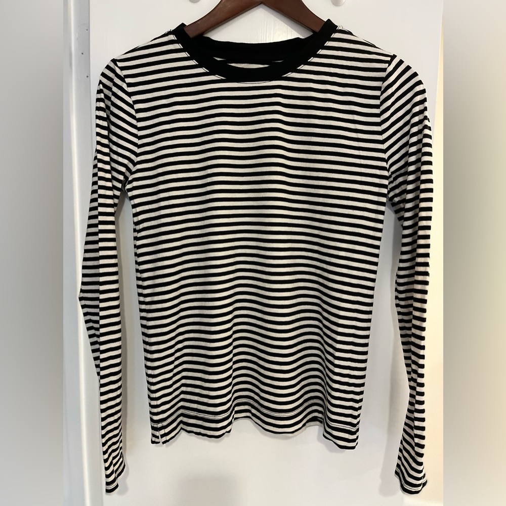 LOFT long sleeve cotton tee, size S
